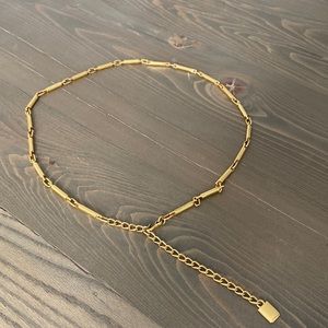 Gold metal belt. Adjustable